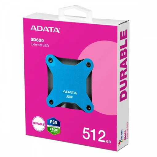 Adata външен SSD SD620 512G U3.2A 520/460 MB/s blue - Image 2