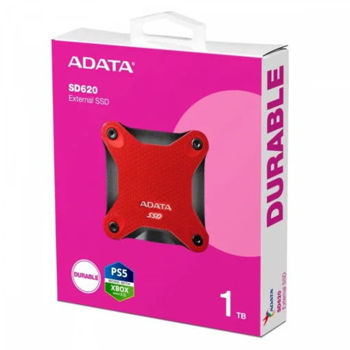 Adata външен SSD SD620 1TB U3.2A 520/460 MB/s red - Image 2