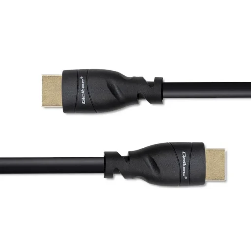 Qoltec HDMI v2.1 cable UHS 8K 60Hz 26AWG GOLD 5m - Image 3