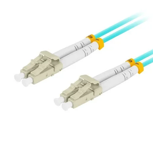 Lanberg Patchcord mm lc/upc-lc/upc duplex 3.0mm om3 50/125 0.5m aqua