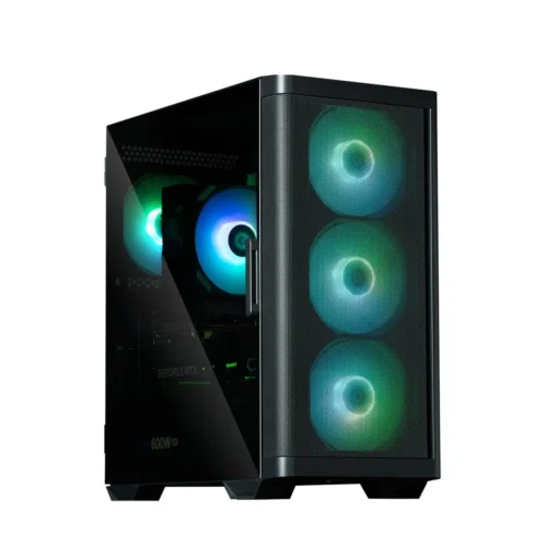 Zalman M4 BLACK mATX Mini Tower 4 Fans ARGB - Image 2