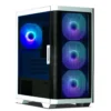 Zalman ZALMAN M4 WHITE mATX Mini Tower 4 Fans ARGB