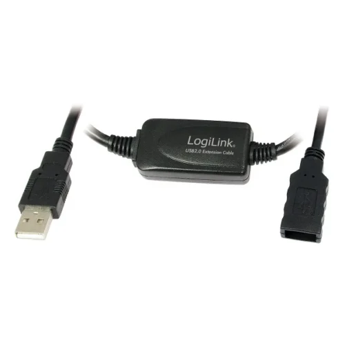 LogiLink Extension кабел USB 2.0 black 10m