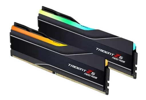 G.SKILL памет за компютър DDR5 64GB (2x32GB) Trident Neo AMD RGB 6000MHz CL30 black