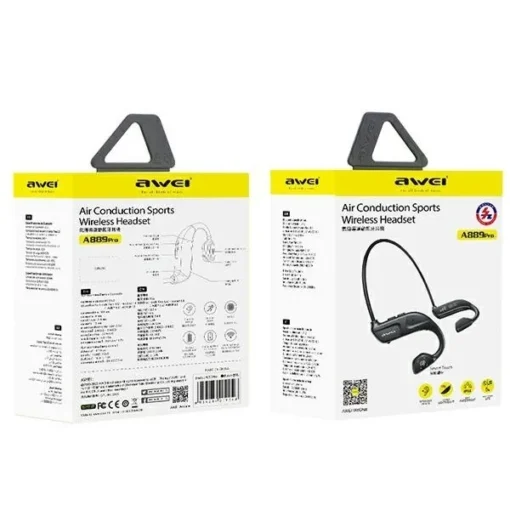 AWEI Bluetooth sport headpho nes A889 Pro black - Image 2