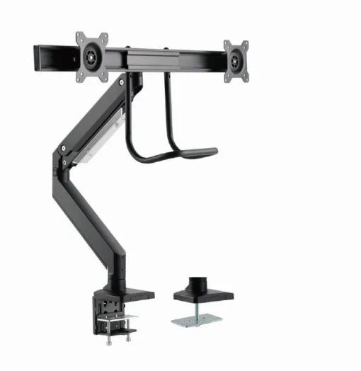 Gembird Mounting arm 2 monitors 17-32 inch 8kg - Image 2