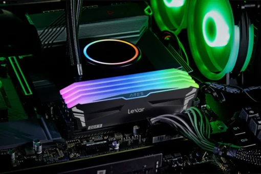 Lexar памет DDR5 ARES RGB Gaming 32GB(2*16GB)/6800 black - Image 2