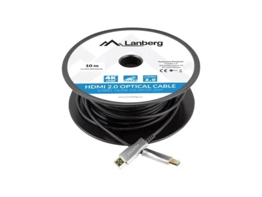 Lanberg HDMI Cable M/M v2. 10M black optical AOC