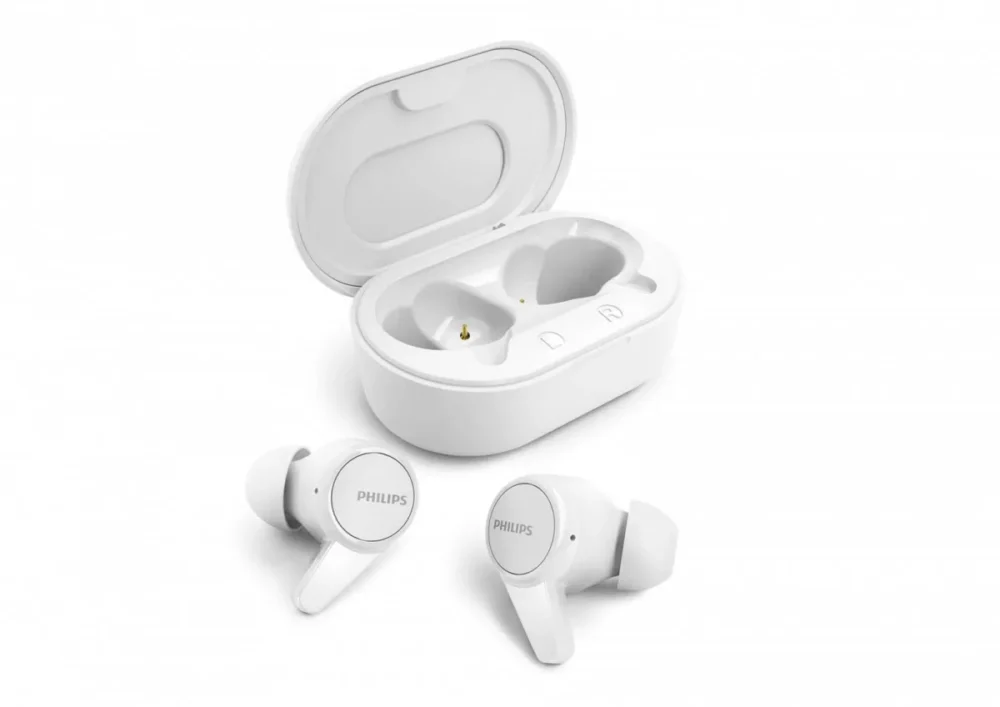 Philips Wireless слушалки тапи TAT1207WT white