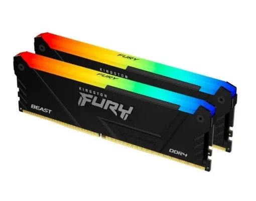 Kingston памет за компютър DDR4 Fury Beast RGB 32GB(2*16GB)/3600 CL18