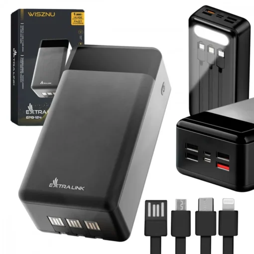 Extralink Powerbank EPB-124 EX.19522 black - Image 2