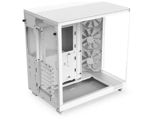 NZXT кутия за компютър H6 Flow with window white - Image 4