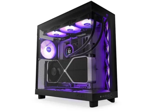 NZXT кутия за компютър H6 Flow RGB with window black