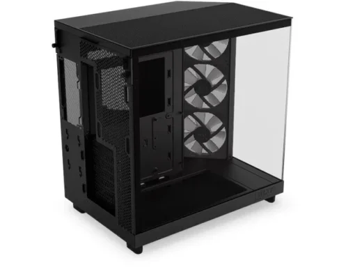 NZXT кутия за компютър H6 Flow RGB with window black - Image 4