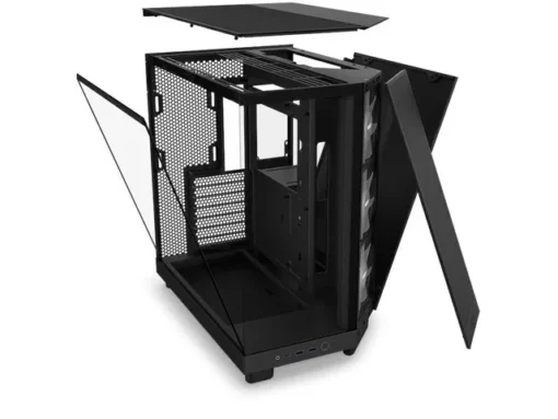 NZXT кутия за компютър H6 Flow RGB with window black - Image 5