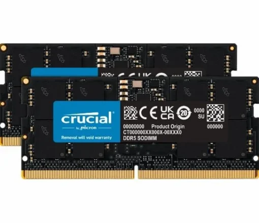 Crucial памет за лаптоп DDR5 SODIMM 32GB(2*16) /5600 CL46 (16Gbit)