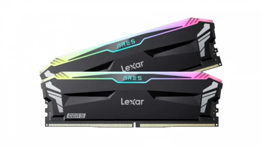 Lexar памет DDR5 ARES RGB Gaming 32GB(2*16GB)/6400 black