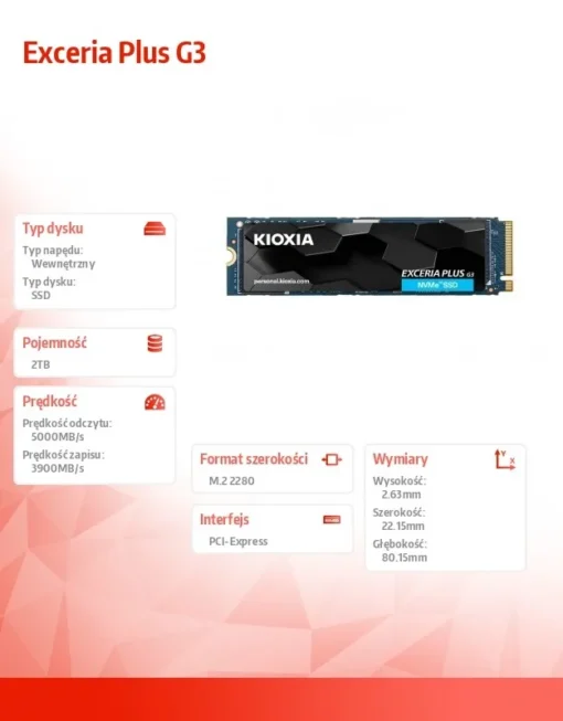 Kioxia SSD Exceria Plus G3 1TB NVMe - Image 5