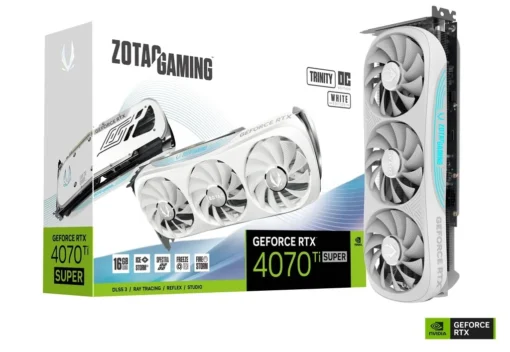 ZOTAC видео карта GeForce RTX 4070 Ti SUPER TRINITY OC 16GB GDDR6X white - Image 2