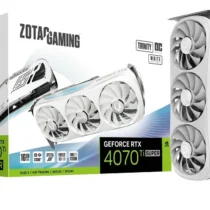 ZOTAC видео карта GeForce RTX 4070 Ti SUPER TRINITY OC 16GB GDDR6X white