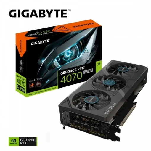 Gigabyte Graphics card RTX 4070 SUPER EAGLE OC 12G GDDR6X 192bit 3DP