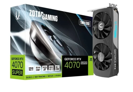 ZOTAC видео карта GeForce RTX 4070 SUPER TWIN EDGE 12GB GDDRX6 192bit 3DP