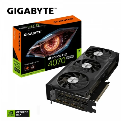 Gigabyte видео карта RTX 4070 SUPER WINDFORC E OC 12G GDDR6X 192bit