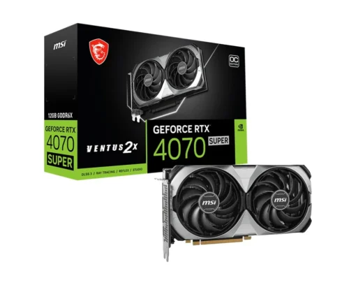 MSI видео карта GeForce RTX 4070 SUPER 12G VENTUS 2X OC GDDRX6 192bit