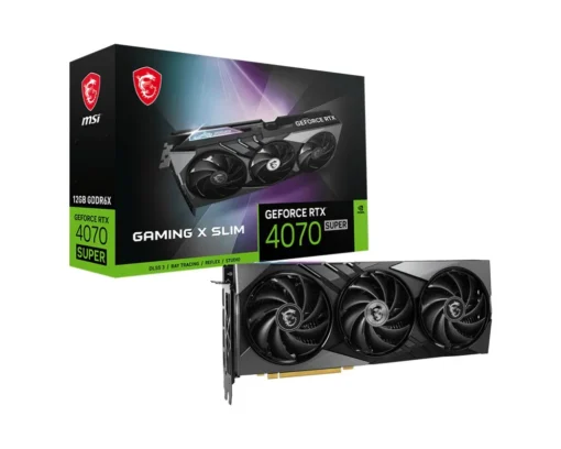 MSI видео карта GeForce RTX 4070 SUPER 12G GAMING X SLIM GDDRX6 192bit