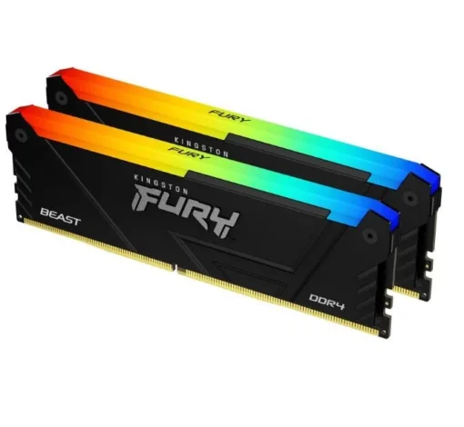 Kingston памет DDR4 Fury Beast RGB 16GB(2 8GB)/3600 CL17