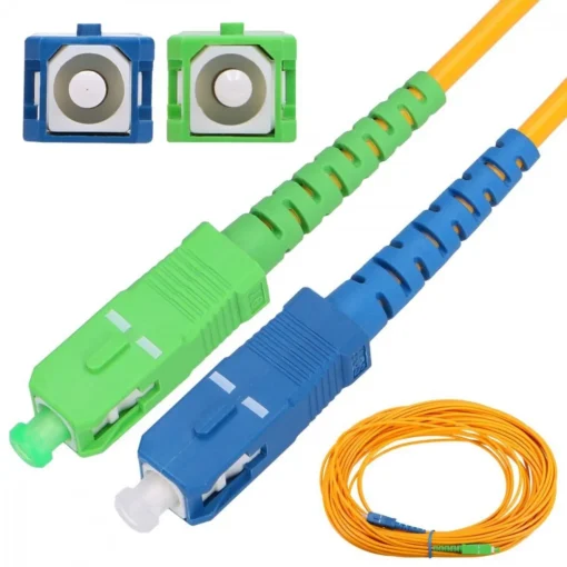 Extralink Patchcord SC/APC-SC/UPC SM G.652D SIMPLEX 2m - Image 2