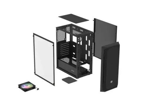 Natec кутия за компютър Fury Shobo SH4 RGB Midi Tower - Image 3