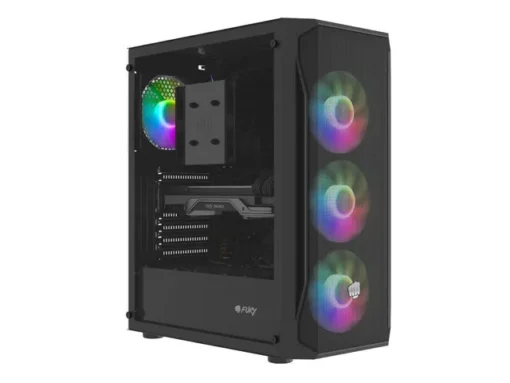 Natec кутия за компютър Fury Shobo SH4F RGB Midi Tower - Image 3