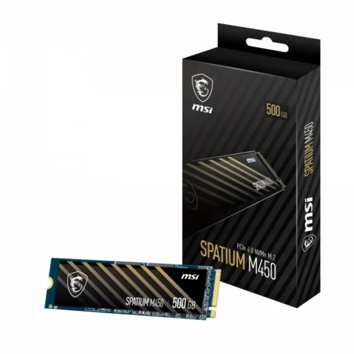 MSI SSD drive SPATIUM M450 500GB M.2 PCIe4 3600/2300MB/s