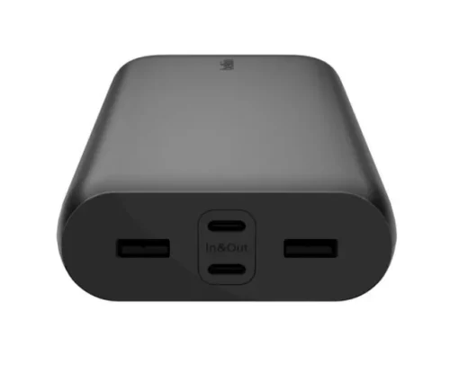 Belkin Powerbank BoostCharge 26k mAh 32W 2xUSB-C 2xUSB-A black - Image 4