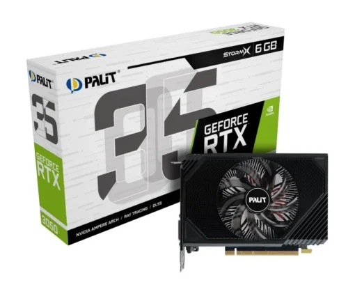 Palit видео карта GeForce RTX 3050 StormX 6GB GDDR6 96bit DVI/DP/HDMI