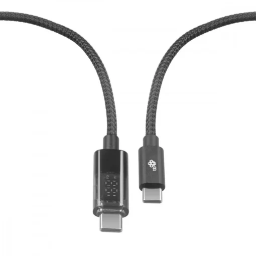 TB USB C Cable 1m with charging indicator LED 100W - Image 5