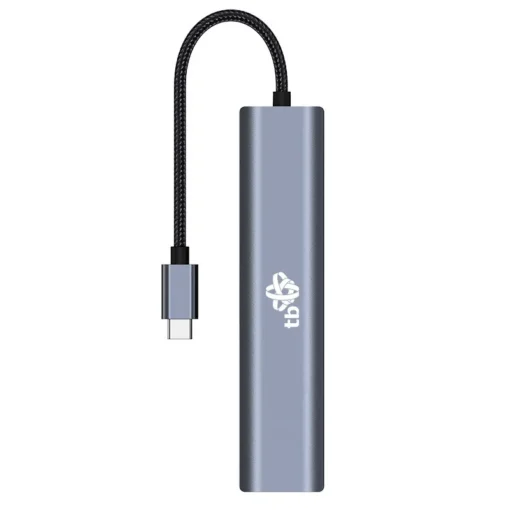 TB Adapter HUB USB C 6in1 - HDMI, USBx3, PD, RJ-45 - Image 4