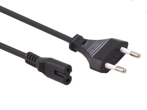 Maclean Eight power cable 2 pin connector 1.5M MCTV EU-809