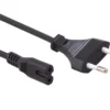 Maclean Eight power cable 2 pin 3M EU MCTV EU-810