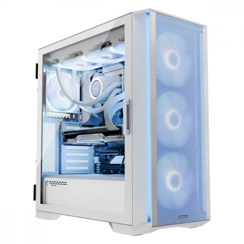 MODECOM Компютър cases ARGB HORIZON FLOW MIDI White