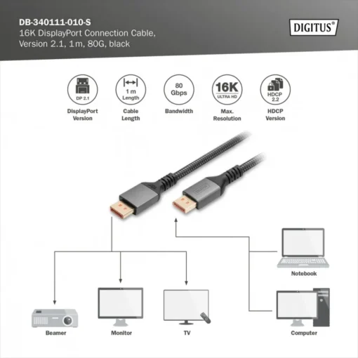 Digitus Connection Cable DB-340111-010-S - Image 3