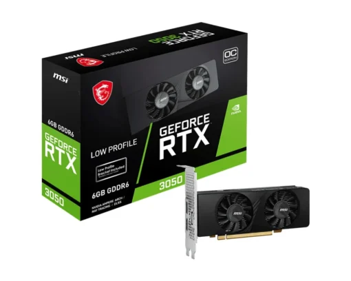 MSI видео карта GeForce RTX 3050 LP 6G OC 6GB GDDR6 96bit DP/2HDMI