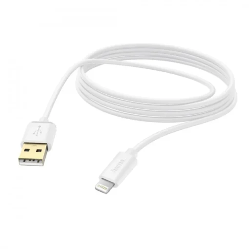 Hama charging data cable lightning 3m white