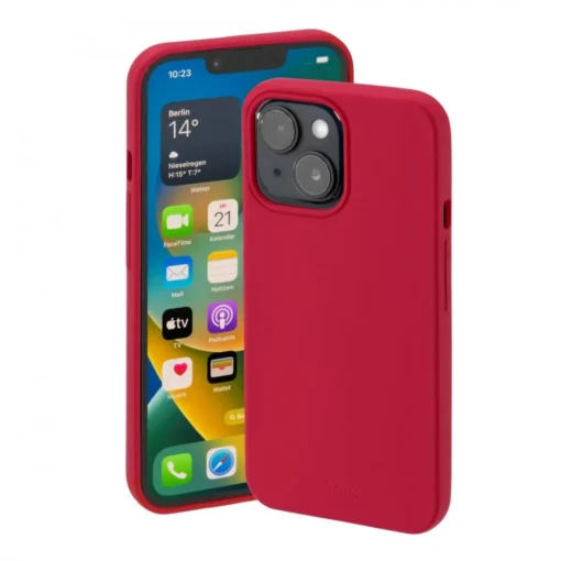 Hama Cover finest feel Iphone 14 red