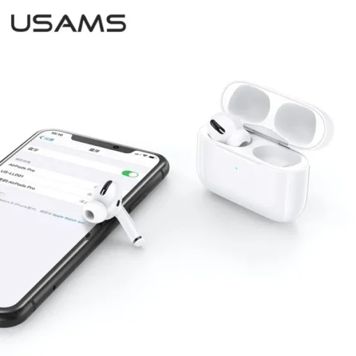 USAMS Bluetooth Headphones TW S 5.0 YS Series White - Image 4