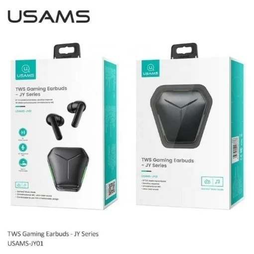 USAMS Bluetooth Headphones TW S 5.0 Gaming JY Series - Image 2