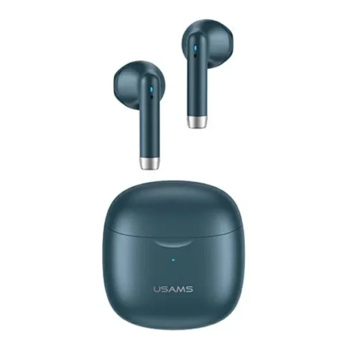 USAMS Bluetooth слушалки TW S 5.0 IA Series darkblu