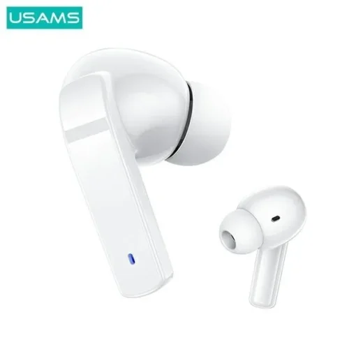 USAMS Bluetooth Headphones TW S 5.0 ANC LY Series Whi - Image 4