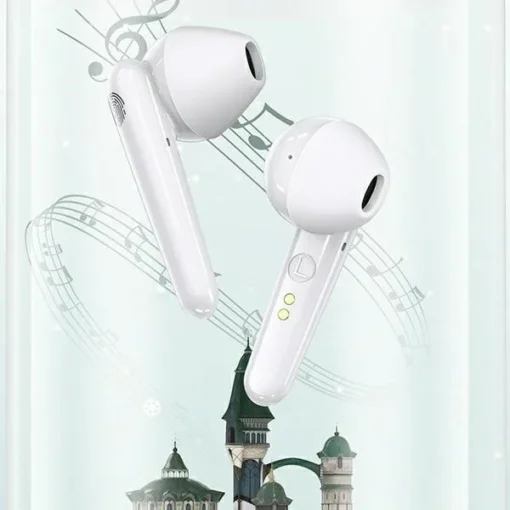 USAMS Bluetooth Headphones TW S 5.0 SD Series white - Image 2